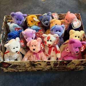 VINTAGE TY BEANIE BABY BEARS